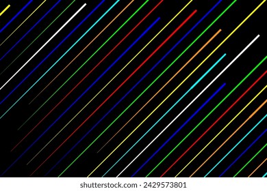Shiny diagonal lines wallpaper with black background.