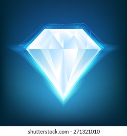 Shiny diamond background. Flyer brochure booklet and websites design. Vector template