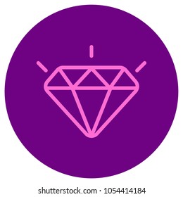 Shiny diamond icon