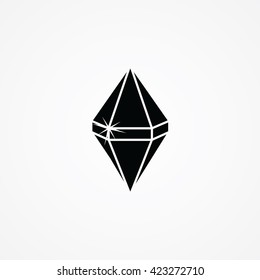 shiny diamond jewelry theme vector art illustration