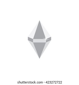 shiny diamond jewelry theme vector art illustration