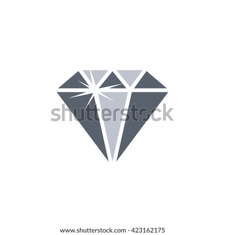 shiny diamond jewelry theme vector art illustration
