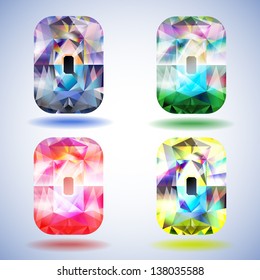 Shiny diamonds
