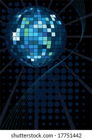 Shiny disco ball