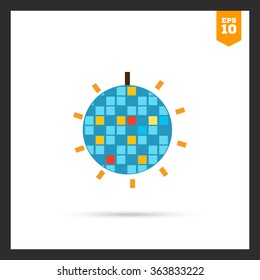 Shiny disco ball icon