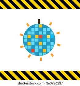 Shiny disco ball icon