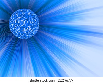 Shiny disco ball. And also includes EPS 8 vector