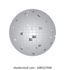 shiny disco ball. logo