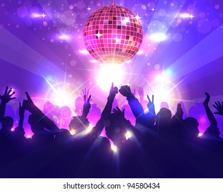 9,296 Party disco ball people Images, Stock Photos & Vectors | Shutterstock
