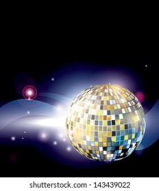 Shiny Disco Ball Vector illustration EPS10