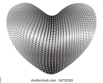 shiny dot heart
