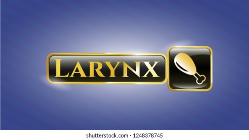  Shiny emblem with chicken leg icon and Larynx text inside