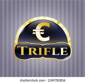  Shiny emblem with euro icon and Trifle text inside