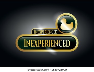  Shiny emblem with rubber duck icon and Inexperienced text inside