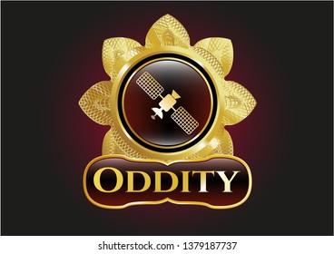  Shiny emblem with satelite icon and Oddity text inside
