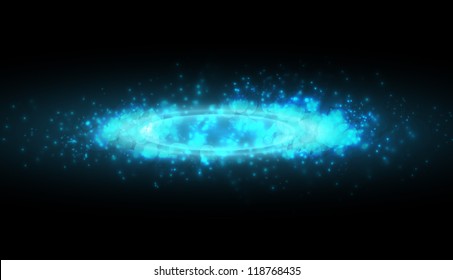 Shiny fibers vector illustration