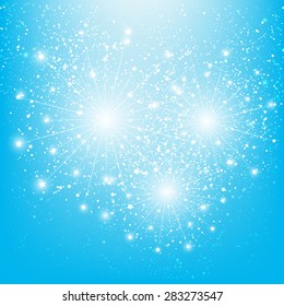 Shiny fireworks for Your design