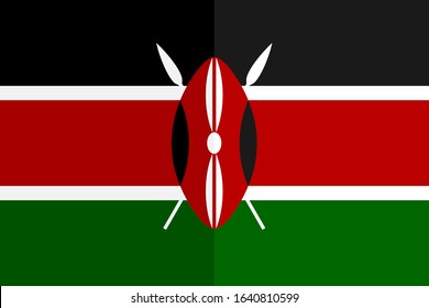 the shiny flag of kenya