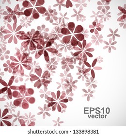 Shiny flower background