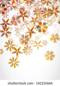 Shiny flower background