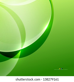 Shiny flowing abstraction. Vector background