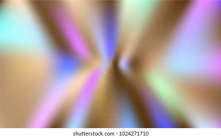 Shiny foil paper. Holographic Gold Vector Background. Iridescent Foil. Glitch Hologram. Pastel neon rainbow. Ultraviolet metallic paper.  Cover to web design.  Abstract colorful gradient. 