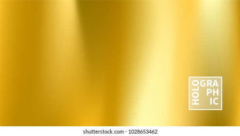 Shiny foil paper. Holographic Gold Vector Background. Iridescent Foil. Glitch Hologram. Pastel neon rainbow. Ultraviolet metallic paper.  Cover to web design.  Abstract colorful gradient.  - Shutterstock ID 1028653462