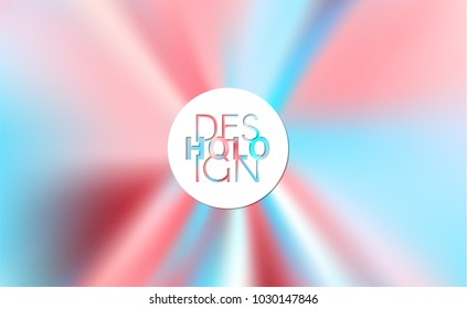 Shiny foil paper. Holographic Vector Background. Iridescent Foil. Glitch Hologram. Pastel neon rainbow. Ultraviolet metallic paper.  Cover to web design.  Abstract colorful gradient. 