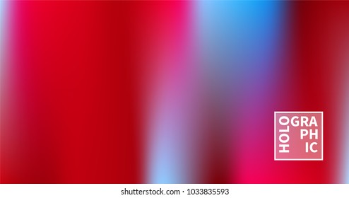 Shiny foil paper. Holographic Vector Background. Iridescent Foil. Glitch Hologram. Pastel neon rainbow. Ultraviolet metallic paper.  Cover to web design.  Abstract colorful gradient. 