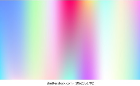 Shiny foil paper. Holographic Vector Background. Iridescent Foil. Glitch Hologram. Pastel neon rainbow. Ultraviolet metallic paper.  Cover to web design.  Abstract colorful gradient. 