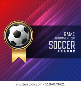 shiny football soccer background design