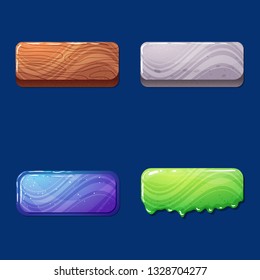 Shiny game buttons set-02