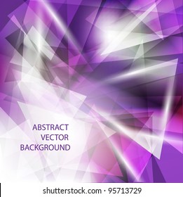  Shiny geometric background in violet color.Vector eps10