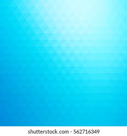Shiny geometric style background with vibrant blue color tone.