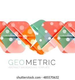 Shiny geometric vector abstract background