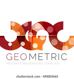 Shiny geometric vector abstract background