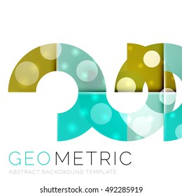 Shiny geometric vector abstract background