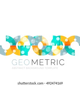 Shiny geometric vector abstract background