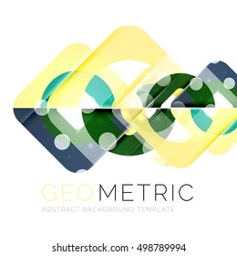 Shiny geometric vector abstract background