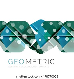 Shiny geometric vector abstract background