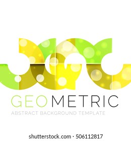 Shiny geometric vector abstract background