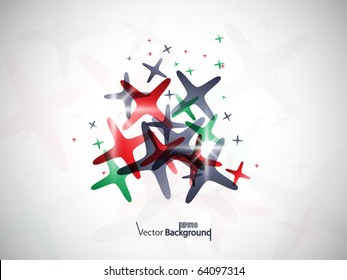 Shiny geometrical background. Vector illustration.