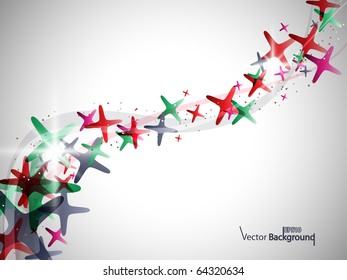Shiny geometrical background. Vector illustration.