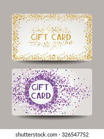 Shiny gift cards