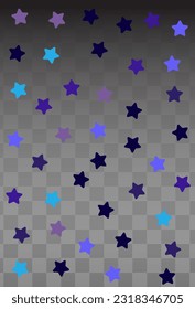 Brillante Vector De Glitter Negro Fondo Transparente. Postal Lujoso Confetti De Lujo. Papel tapiz de luz del cielo nocturno. Pancarta de papel de constelación.