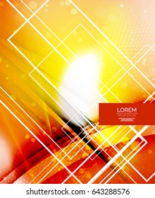 Shiny glittering vector abstract background