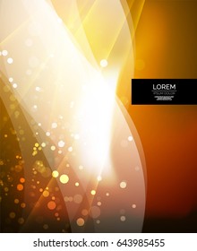 Shiny glittering vector abstract background