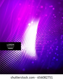 Shiny glittering vector abstract background