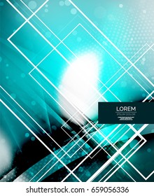 Shiny glittering vector abstract background