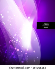 Shiny glittering vector abstract background